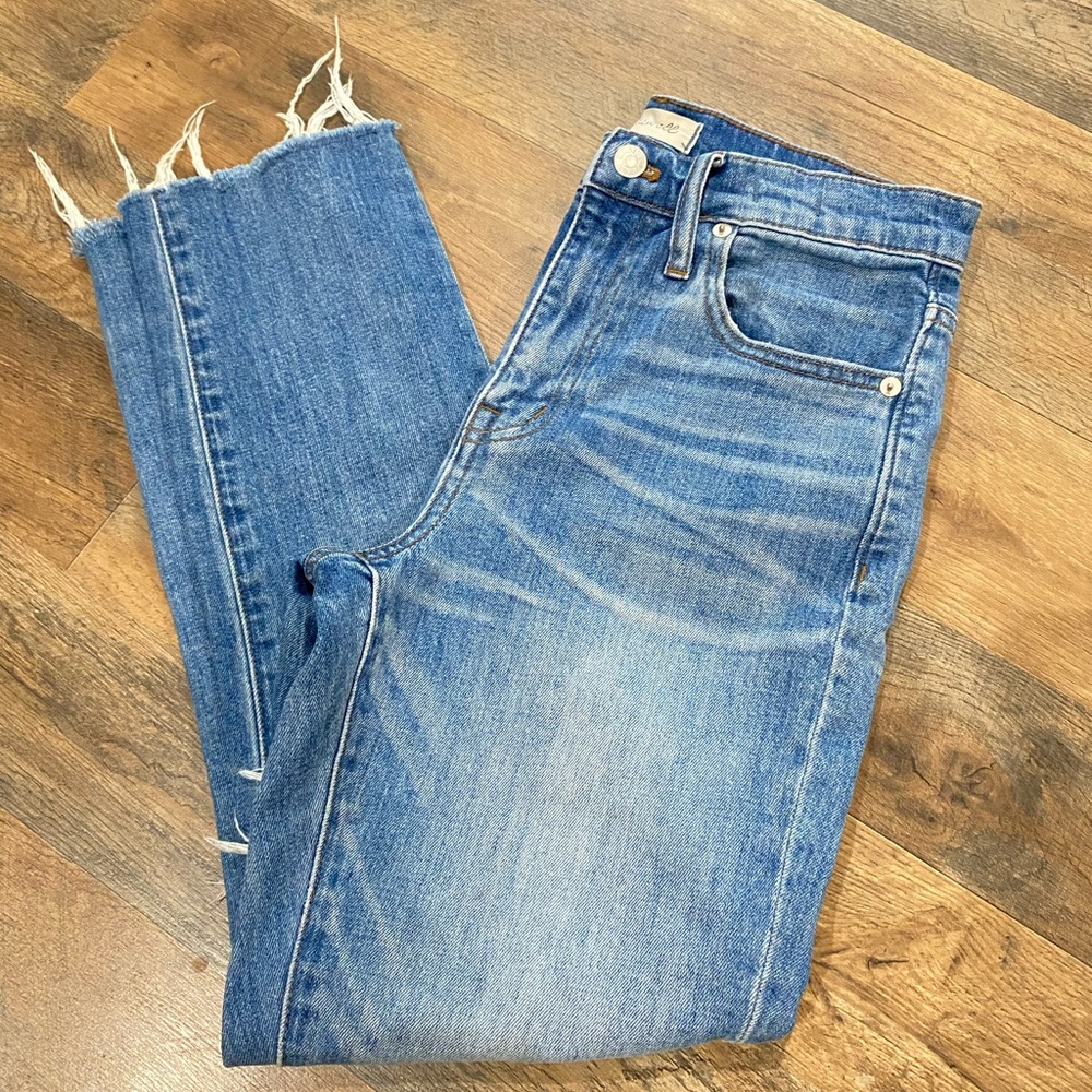 MADEWELL The High-Rise Slim Boyjean Petite